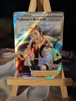Pokemon TCG Pokemon GO Professor's Research 078/078 Professor Willow Full Art - Image 1