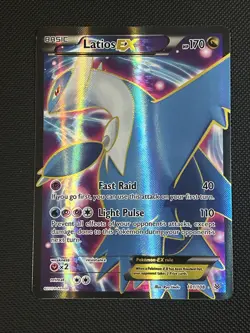 POKEMON TCG LATIOS EX 101/108 ROARING SKIES ULTRA RARE FULL ART HOLO XY - Image 1