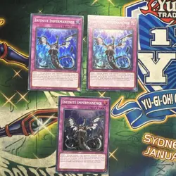 Yugioh! Infinite Impermanence SDCS-EN036 x3 Playset Super Rare 1st Edition NM - Image 1