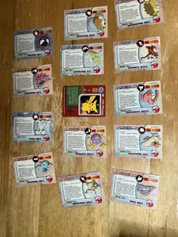12 Vintage 1999 Pokemon Topps TV Animation Edition Cards Holo Pikachu-Various - Image 3