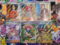 Pokemon TCG Full Art Trainer Lot - 6 Cards NM - Image 1