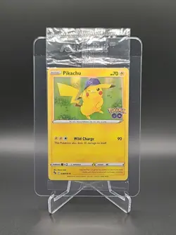 Pokemon Pikachu 028/078 Pokemon GO Holo (SEALED) Pokemon TCG Card 2022 - Image 1