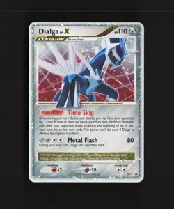 Dialga LV.X DP17 Diamond & Pearl Black Star Promo Holo Pokemon Card DMG - Image 1