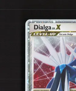 Dialga LV.X DP17 Diamond & Pearl Black Star Promo Holo Pokemon Card DMG - Image 3
