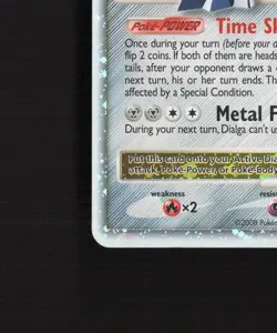 Dialga LV.X DP17 Diamond & Pearl Black Star Promo Holo Pokemon Card DMG - Image 5