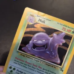 Pokemon Card - Muk 13/62 Holo Rare Fossil Set WOTC - Image 4