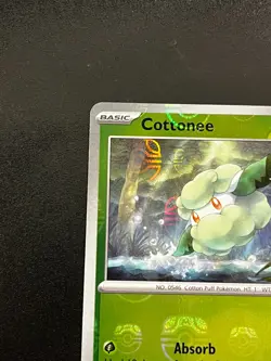 Cottonee 004/086 (Master Ball Pattern) NM Holo White Flare Pokemon Card - Image 5