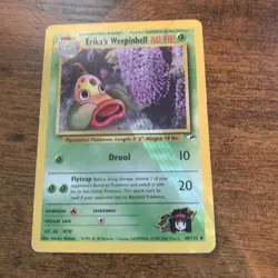 Pokemon TCG: Gym Heroes Erika's Weepinbell Uncommon Card 48/132 MP - Image 1