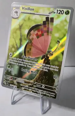 Pokemon TCG Vivillon Illustration Rare Card 193/191 Surging Sparks Near Mint - Image 1
