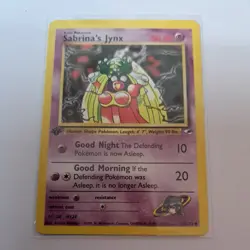 Pokemon Card Gym Heroes 1st Edition Sabrina's Jynx 59/132 WOTC - Image 2