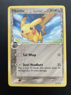 Pikachu 79/110 Holon Phantoms Delta Species Pokemon TCG Card Common 2006 LP - Image 1