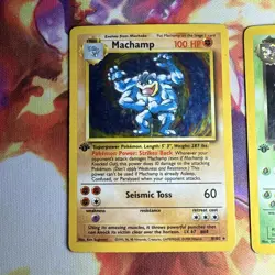 Lot Of 2 Pokemon First Edition Holographic Wotc Cards - Image 2