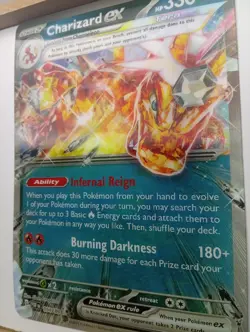 Charizard ex 196 054/091 Promo Jumbo Oversized Lenticular Card - Image 4