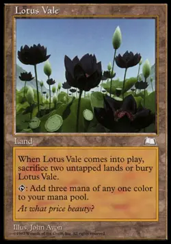 Lotus Vale - Medium Play MTG Weatherlight - Image 1
