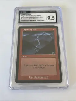 MTG M30 Lightning Bolt RETRO FRAME Magic 30th Anniversary Edition CGC 9.5 - Image 1