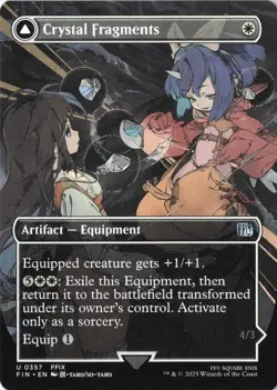 Crystal Fragments (Borderless) U FINAL FANTASY 357 NM - Image 1
