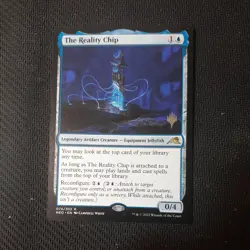 The Reality Chip ~ Kamigawa: Neon Dynasty [ NearMint ] [ Magic MTG ] promo - Image 1