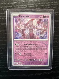Pokemon TCG Mewtwo 150/165 Scarlet & Violet Holo Card Mint Condition - Image 1