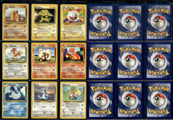 5 Complete Pokemon Vintage Master Sets | Base 1 & 2, Jungle, Fossil, Team Rocket - Image 4
