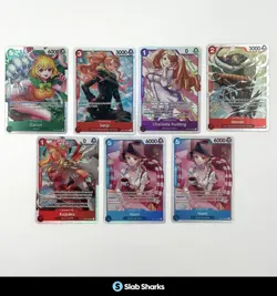 ONE PIECE TCG 7 SP CARD LOT OF 7 CARROT SANJI NAMI - Image 1