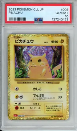 PSA 10 Pikachu 008/032 Pokemon TCG Classic: Charizard Holo (Japanese) - Image 1