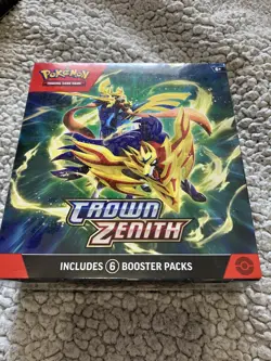 1 x Pokemon TCG Crown Zenith Booster Bundle - ( 6 booster packs) - Image 1