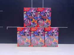 LOT OF 5 - Pokemon Scarlet & Violet Destined Rivals Booster Bundle Sealed - Image 1