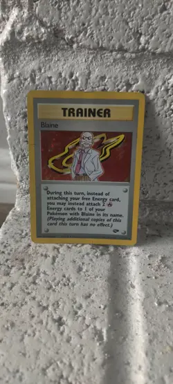 Pokemon TCG Blaine Gym Challenge 17 Holo Unlimited Holo Rare - Image 1