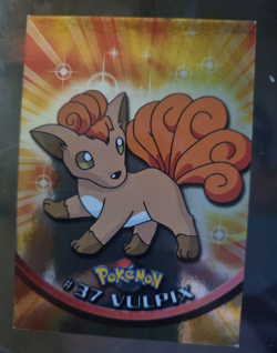 Pokemon Topps Tv Animation Edition 1999 #37 Vulpix Holo - NM - Image 1