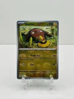 🔥Pokemon TCG-Stunfisk-Master Ball Pattern-035/086-Sv: White Flare-Holo-M/NM!🔥 - Image 1