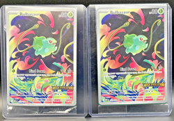 2x Lot Bulbasaur Mega Evolution Stamped 133/132 Sealed Full Art MEG Pokemon - Image 1