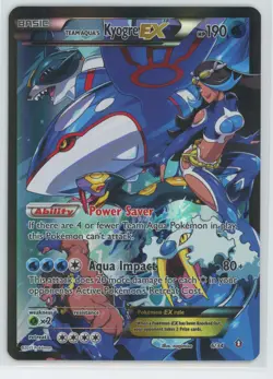 2015 Pokemon XY Double Crisis Team Aqua's Kyogre EX #6/34 - Image 1