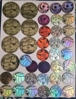 Pokemon Official Game Coins lot Of 40 - Image 1