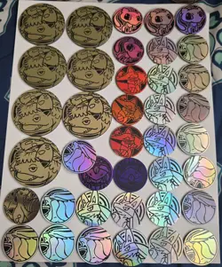 Pokemon Official Game Coins lot Of 40 - Image 2
