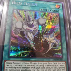 Yu-Gi-Oh Neos Fusion MP20-EN027 Prismatic Secret Rare 1st Edition LP - Image 3