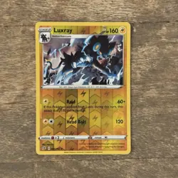 Luxray 062/192 Reverse Holo Rare NM Rebel Clash 2020 Pokemon Card TCG - Image 1