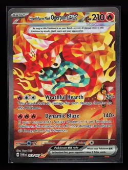 Hearthflame Mask Ogerpon ex 212/167 SV06: Twilight Masquerade Pokemon Card - Image 1