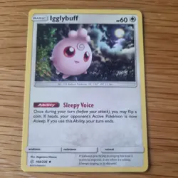 IGGLYBUFF 168/236 POKEMON CARD (COSMIC ECLIPSE SET) - Image 2
