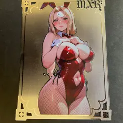 Goddess Story Gold METAL Card Double Sidded Serial Number #099/100! Tsunade - Image 3