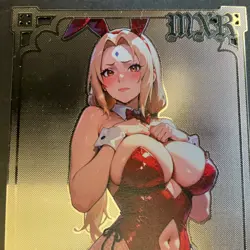 Goddess Story Gold METAL Card Double Sidded Serial Number #099/100! Tsunade - Image 4