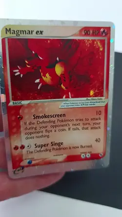 Magmar Ex 100/109 Ruby & Sapphire Ultra Rare Holo Pokemon Card 2003 - Image 2