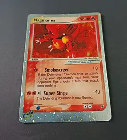 Magmar Ex 100/109 Ruby & Sapphire Ultra Rare Holo Pokemon Card 2003 - Image 3