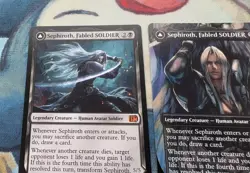 MTG Final Fantasy Card Lot of 2 Sephiroth Fabled Soldier Cards (Cards In Pics) - Image 3