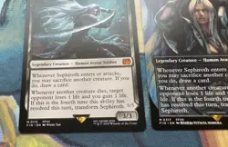 MTG Final Fantasy Card Lot of 2 Sephiroth Fabled Soldier Cards (Cards In Pics) - Image 4