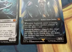 MTG Final Fantasy Card Lot of 2 Sephiroth Fabled Soldier Cards (Cards In Pics) - Image 5