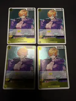 4x Playset One piece Card Game Lilith R OP13-113 Carry On His Will - Image 1
