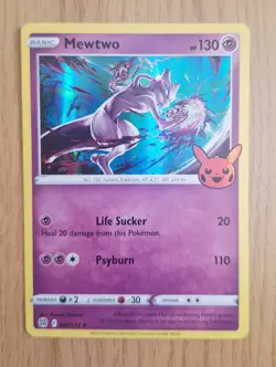 Mewtwo 056/172 Holo Rare Halloween 2022 Trick or Trade Pokemon Card - Image 1