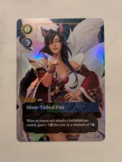 Ahri Nine-Tailed Fox - Foil - 255/298 - Riftbound: Origins - Image 1