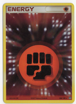 Fighting Energy 108/108 Power Keepers Holo Pokemon Card - Image 1