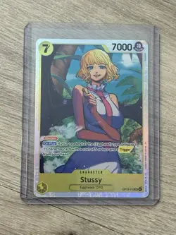Stussy SR OP13-110 ENGLISH ONE PIECE Card Carrying on His Will - NM - Image 1